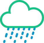 rain cloud icon